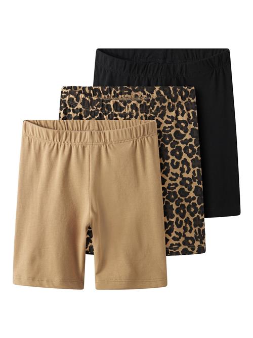 TWO SOON Leggings  mørkebeige / sort