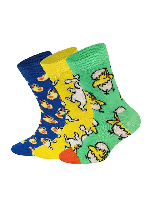 Happy Socks Sokker 'Kids Bunny-Rubber Duck-Chicken Egg Socks'  blandingsfarvet