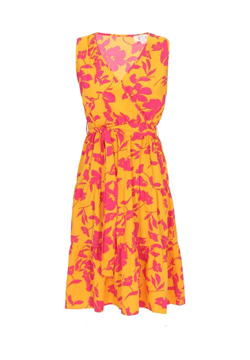 IZIA Kjole  mørkeorange / pink