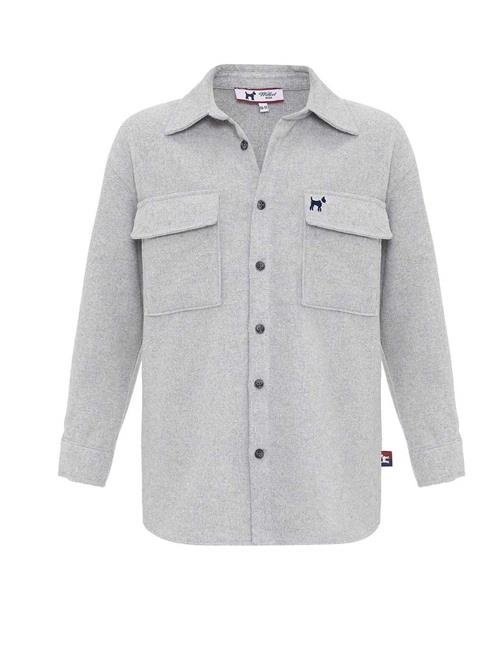 Williot Skjorte  grå-meleret