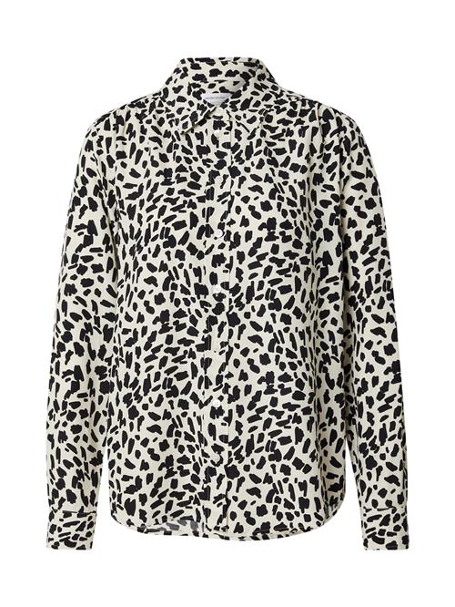 SEIDENSTICKER Bluse 'Schwarze Rose'  sort / hvid