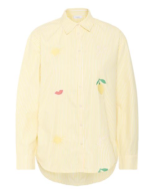 SAINT TROPEZ Bluse 'Zytta'  lysegul / blandingsfarvet