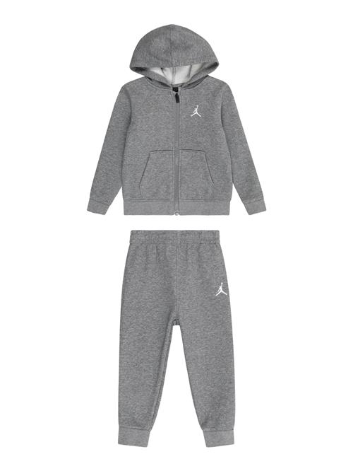 Jordan Joggingdragt 'BRKLYN'  grå-meleret / hvid