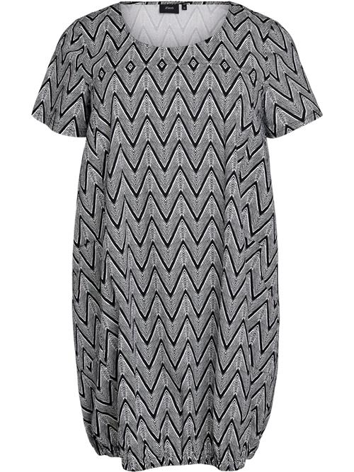 Zizzi Kjole 'Jeasy'  sort / hvid