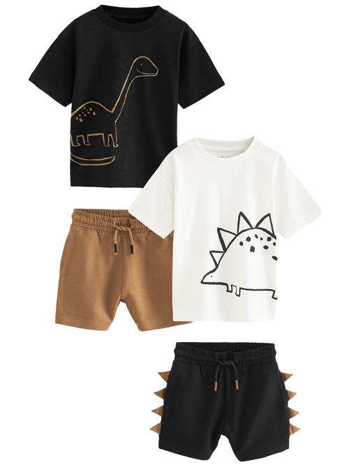 Next Sæt  brun / sort / naturhvid