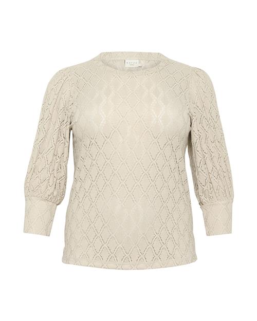 KAFFE CURVE Bluse 'Tia'  beige
