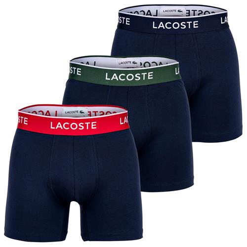 LACOSTE Boksershorts  mørkeblå / grøn / rød / hvid