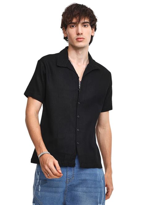 Campus Sutra Skjorte 'Tempest'  sort