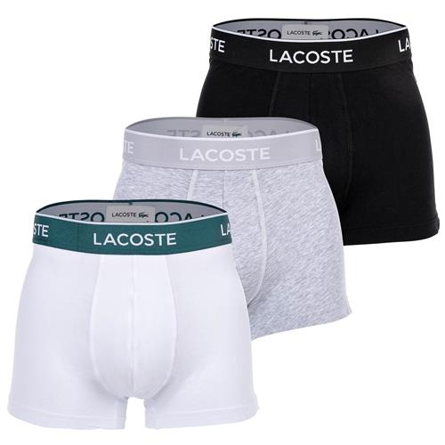 LACOSTE Boksershorts  grå-meleret / petroleum / sort / hvid