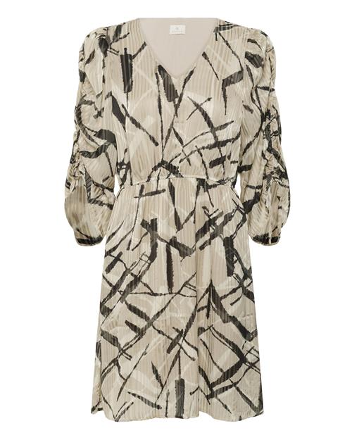 Kaffe Kjole 'Archy'  chamois / sort