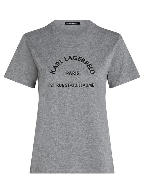Karl Lagerfeld Shirts 'Rue St-Guillaume'  grå-meleret / sort