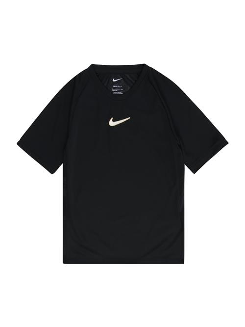 NIKE Funktionsskjorte  sort / hvid