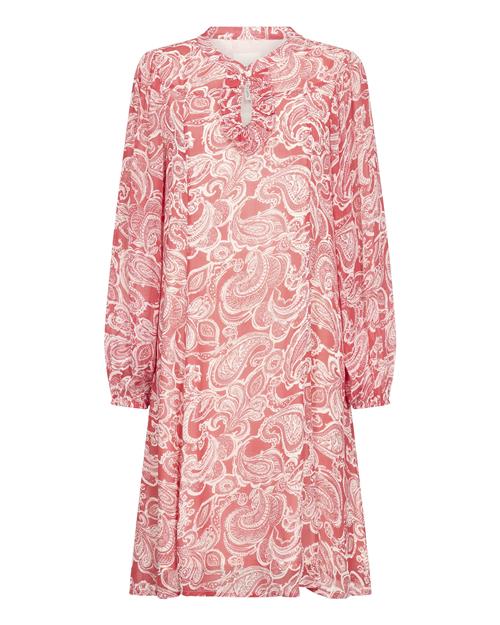 Part Two Kjole 'PiyannaPW'  melon / hvid