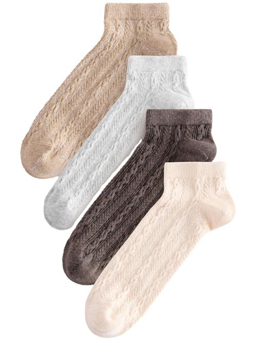 Next Sokker  beige / brun / pastelpink / hvid