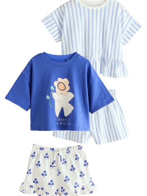 Next Sæt  blå / hvid