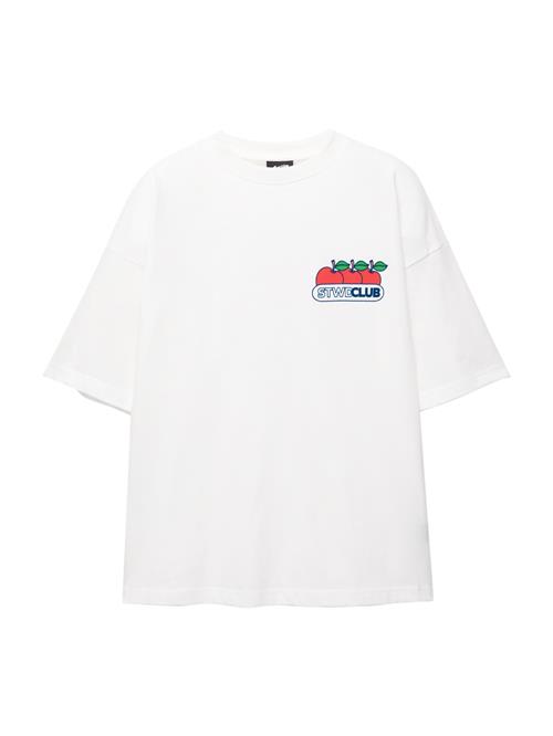 Pull&Bear Bluser & t-shirts 'STWD'  navy / lysegrøn / brandrød / hvid