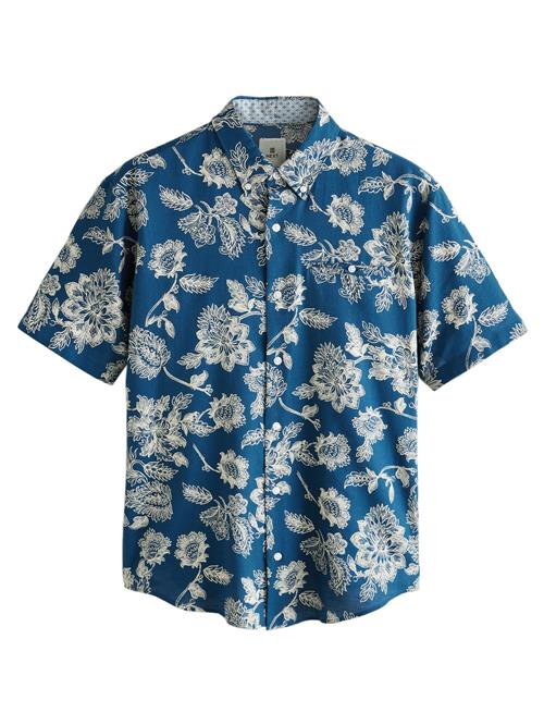 Next Skjorte  creme / blå