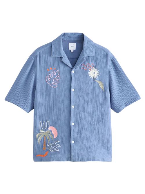 Next Skjorte  blå / blandingsfarvet