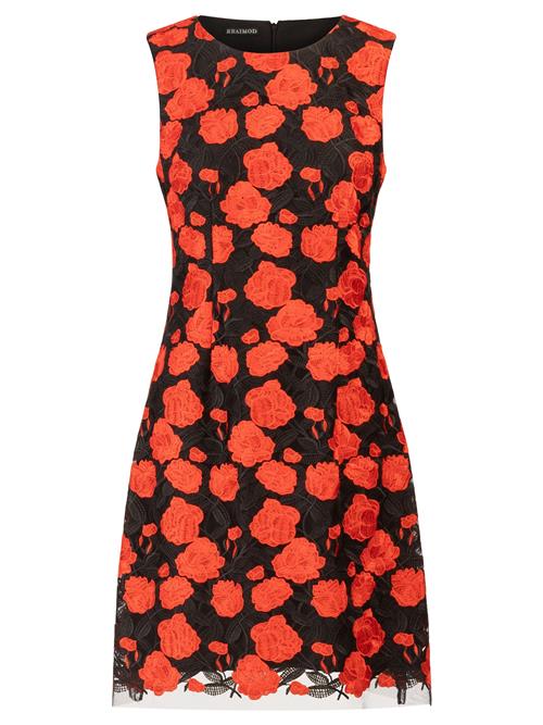 Kraimod Kjole  neonrød / sort