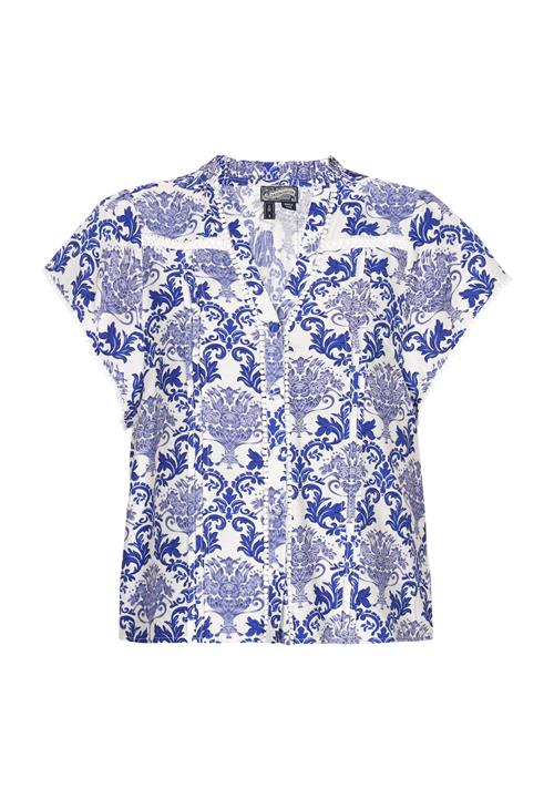 DreiMaster Vintage Bluse  mørkeblå / hvid