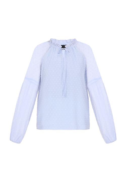 DreiMaster Klassik Bluse 'Classic Look'  lyseblå