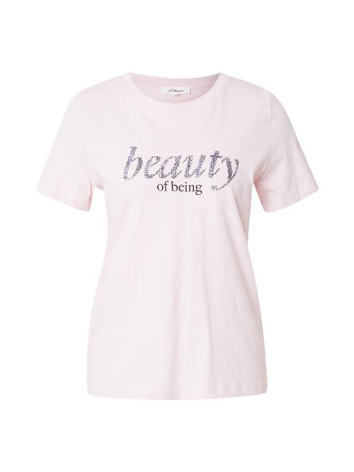 s.Oliver Shirts  lyserød / sort / sølv