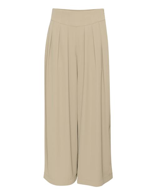 SAINT TROPEZ Bukser med lægfolder 'Idane'  beige