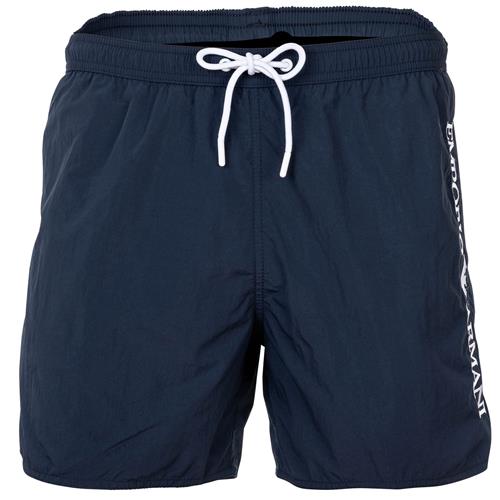 Emporio Armani Badeshorts  mørkeblå / hvid
