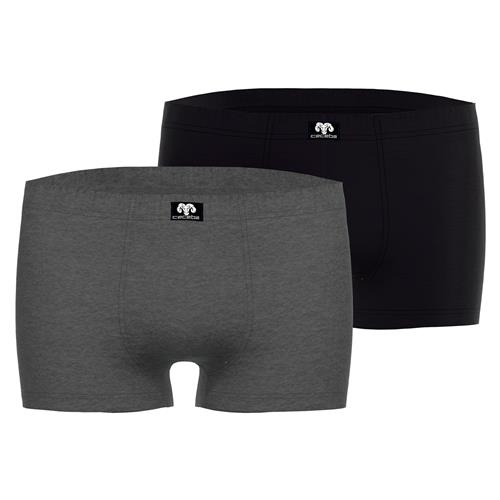 CECEBA Boksershorts  mørkegrå / sort