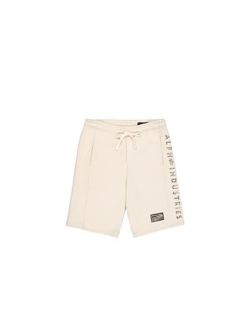ALPHA INDUSTRIES Bukser  beige / ecru / grøn / sort