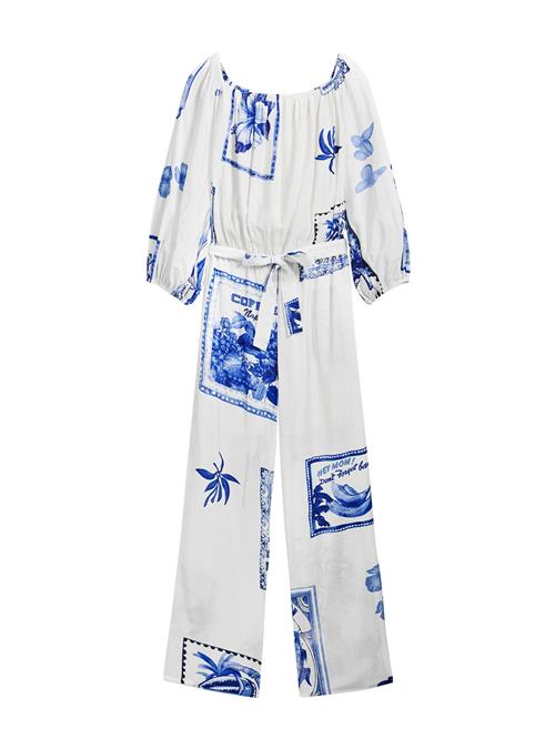 Desigual Jumpsuit  blå / hvid