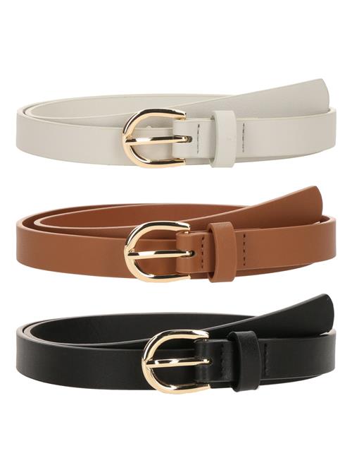 studioselect Bælte 'Nilay'  brun / lysegrå / sort