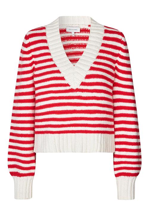 Dea Kudibal Pullover 'Anemone'  ecru / rød