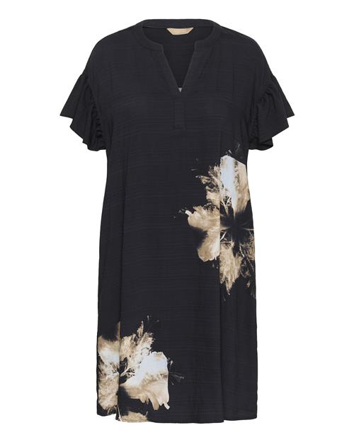 CULTURE Kjole  beige / sort / hvid