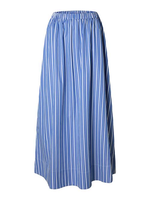 SELECTED Nederdel 'SLFFia'  royalblå / hvid