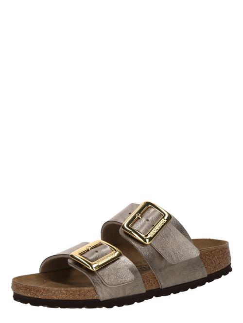BIRKENSTOCK Pantoletter 'Sydney Cushion Buckle'  taupe