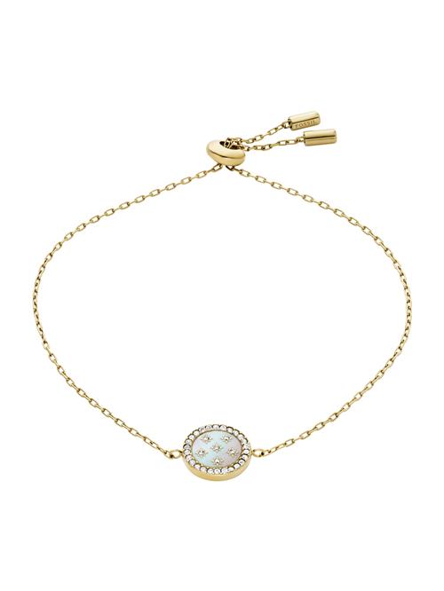 FOSSIL Armbånd  guld / mint / transparent