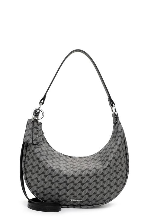 Tamaris Skuldertaske 'Francesca'  grå / antracit / stone