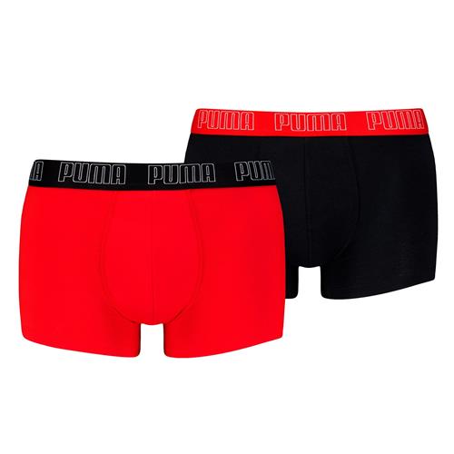 PUMA Boksershorts  rød / sort