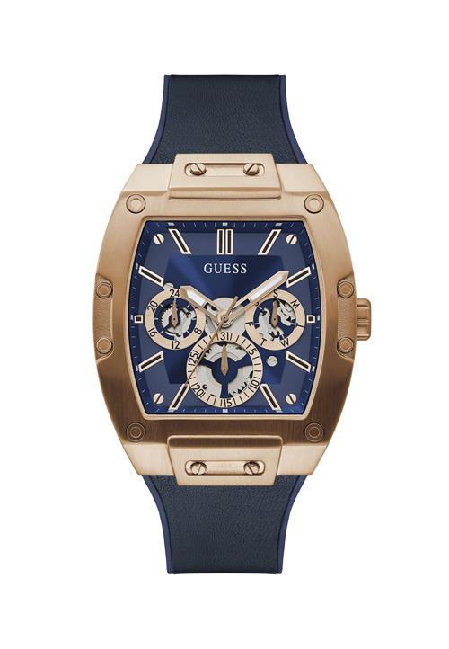 GUESS Analogt ur 'Phoenix'  navy / guld