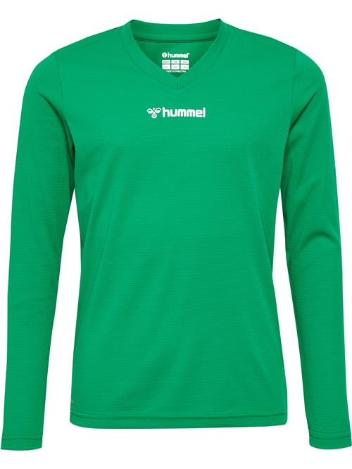 Hummel Funktionsskjorte 'Essential'  grøn / hvid