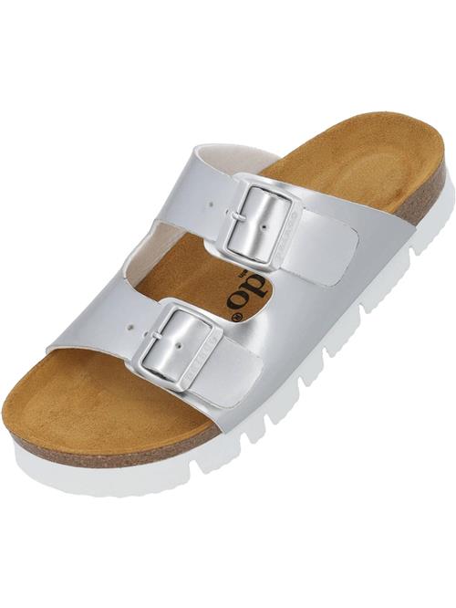 Palado Pantoletter 'Korfu PL Lack'  sølv