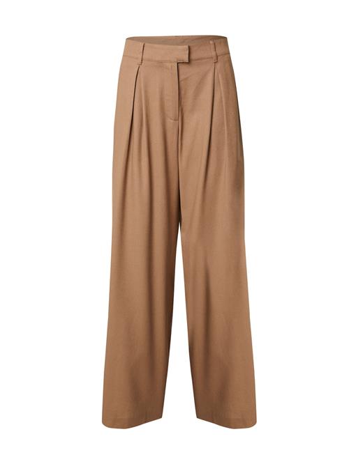 De Roos Bukser med lægfolder  brokade