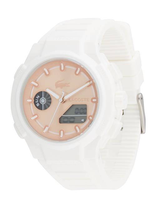 LACOSTE Analogt ur  abrikos / hvid