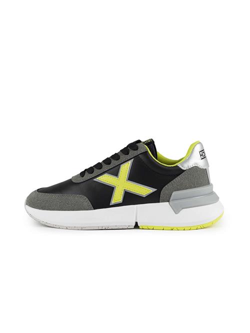 MUNICH Sneaker low 'Versus'  grå / neongrøn / sort
