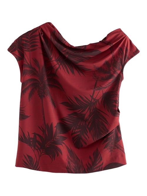 Next Bluse  mørkerød / sort