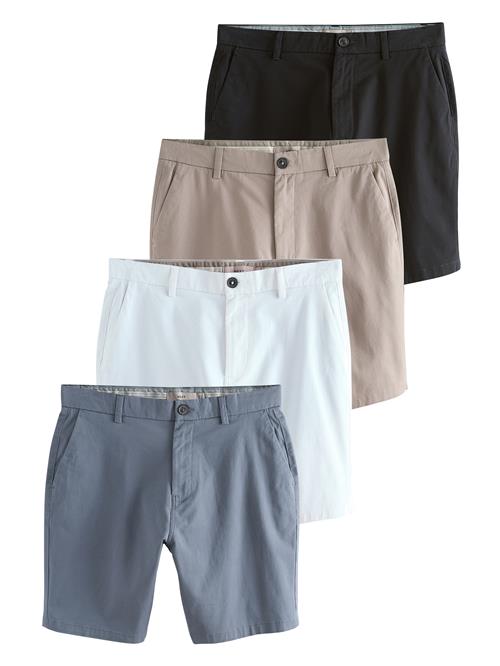 Next Lærredsbukser  mørkebeige / safir / sort / hvid