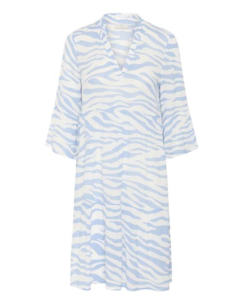 Kaffe Kjole 'Edita'  himmelblå / hvid