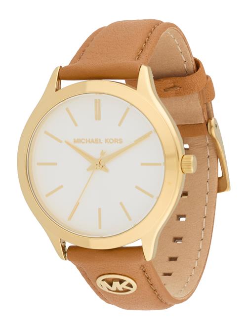 MICHAEL Michael Kors Analogt ur 'SLIM RUNWAY'  karamel / guld