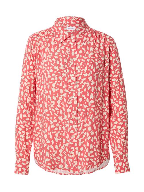 SEIDENSTICKER Bluse 'Schwarze Rose'  hindbær / hvid